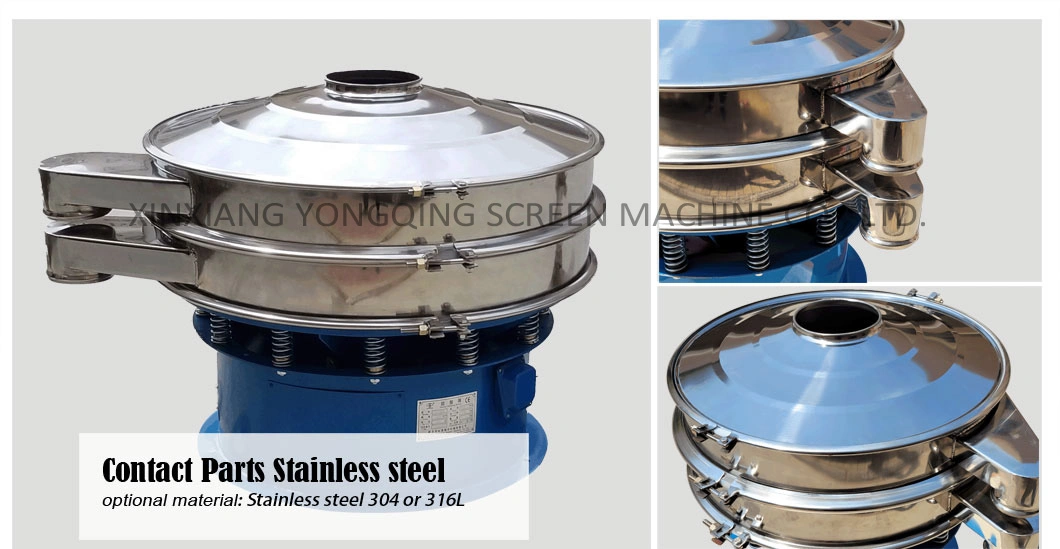 SUS304 Xxnx Hot Machine Circular Rotary Vibrating Screen