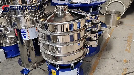 200 Mesh Food Rotary Vibrating Screen