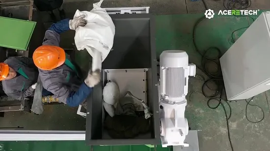 Plastic Pallets/Pipes/Bottles/Waste Hollow Shredder Machine 