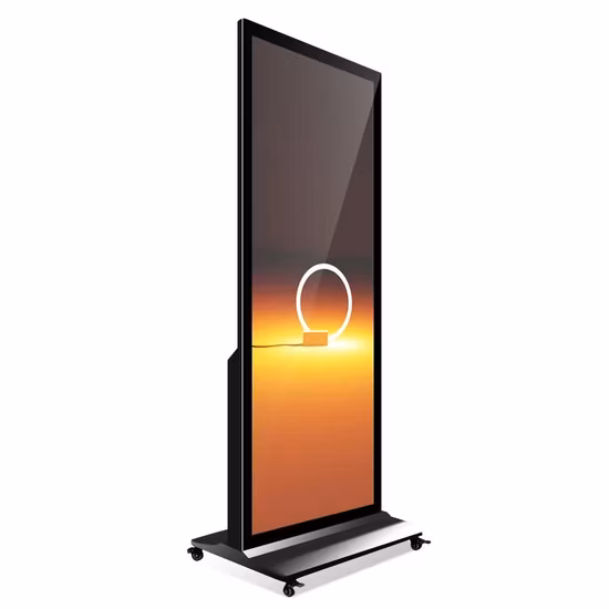 Window Indoor Android Software Kiosk Floor Stand Advertising Equipment Digital Signage Full Screen