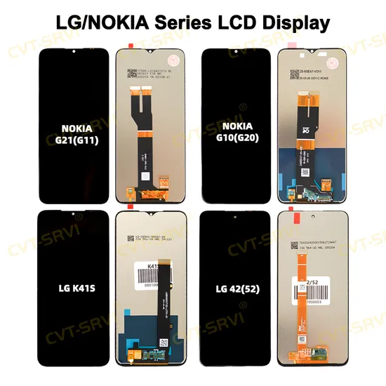 CVT Pantalla Del Telé Fono Mó Vil Mobile Phone Accessories Mobile Phone LCD Screen for Moto/Sam/Iph/Honor/Nokia G10 G11 G20 G21 LG42 LG52 