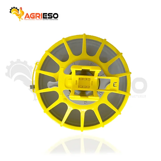 Agrieso Automatic Poultry Farm Equipment Pan Feeding System Virgin Plastic Breeder Layer Breeder Feeders 